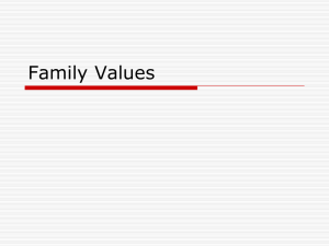 Family Values - Beavercreek City School District
