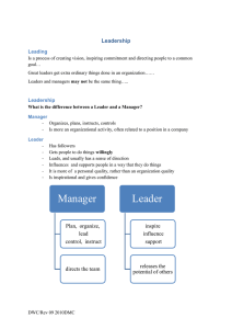 Leadership - OrganizationalBehaviorE68