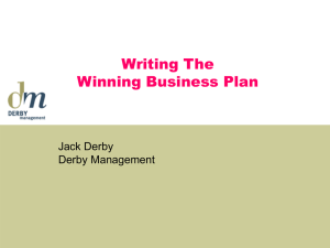 Writing The Winning Business Plan