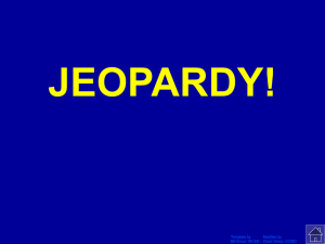 Jeopardy Review 1 - HomePage Server for UT Psychology