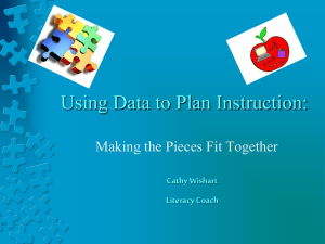 Using Data to Drive Instruction