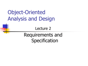 Requirements Analysis 2