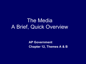 The Media Chapter 10