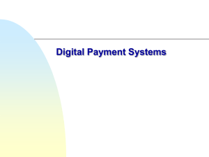 Digital Payment Systems - DeSales University WWW4 Server
