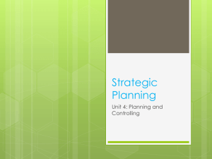 3a. Strategic Planning pwpt