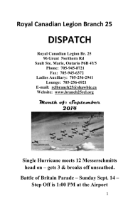 Sept-2014-Dispatch - Royal Canadian Legion Branch 25