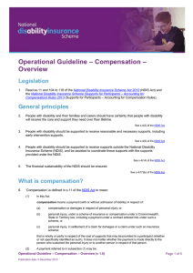 Operational Guideline * Compensation * Overview