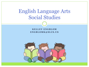 Elementary ELA and Social Studies Overview