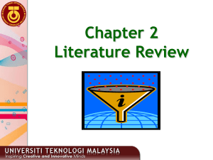 Literature Review - Language Academy