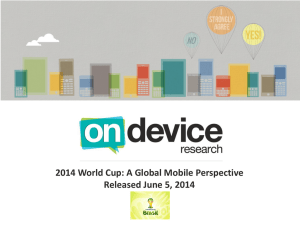 IAB Global Mobile World Cup Research ppt June 2014