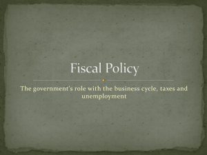 Fiscal Policy PPT - Mrs. Ennis AP ECONOMICS