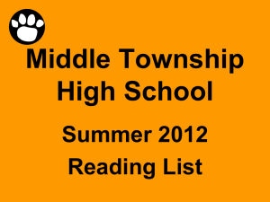 Ms. Tice - Middle Township School District