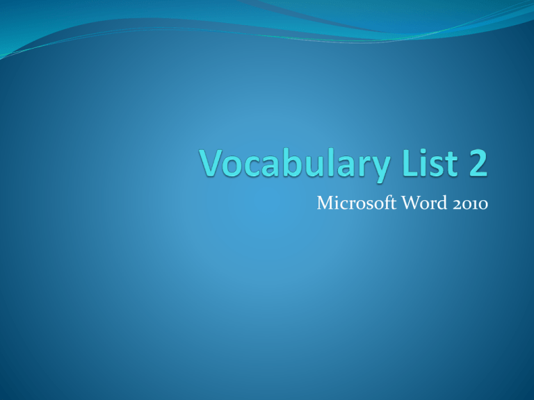 vocabulary-list-2