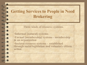 Copy of Getting Services to People in Need Power Pt.