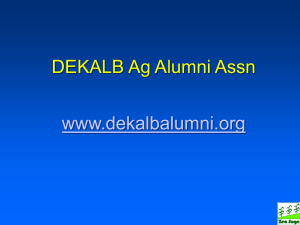 The Gunn Legacy - DeKalb Area Agricultural Heritage Association