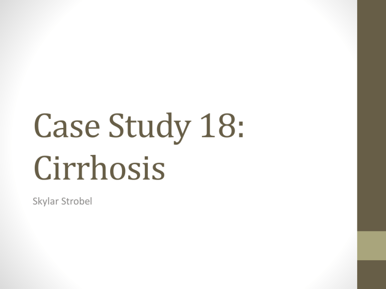 cirrhosis case study answers