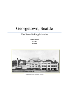 Georgetown, Seattle: The Beer