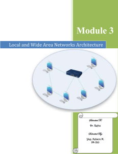 Local and Wide Area Networks Architecture