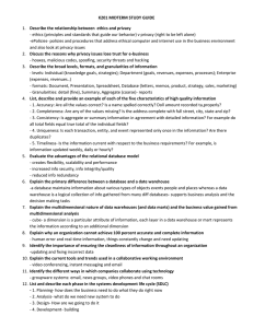 K201 MIDTERM STUDY GUIDE Describe the relationship between