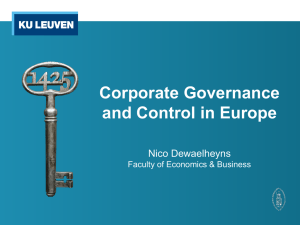 Corporate governance