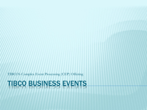 TIBCO Business events