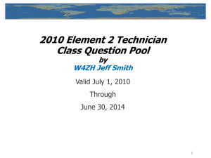 Technician Question Pool - 2006