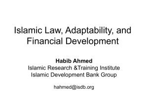Islamic Law, Adaptability, and Financial Development