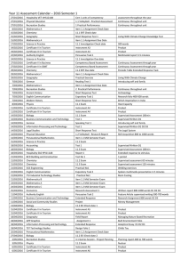 2016 Assessment Calendar Y11 Sem 1