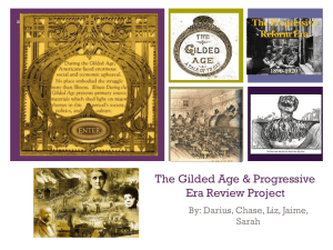 The Gilded Age & Progressive Era Review Project