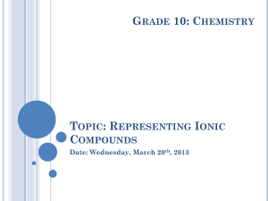 File - Miss R's Grade 10 Chemistry Website
