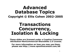 CS 579 Database Systems