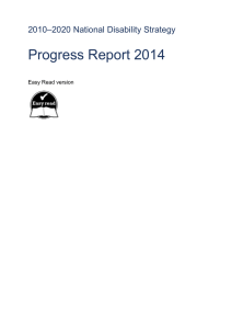 Progress Report to the Council of Australian Governments 2014