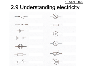 2.9 Understanding electricity