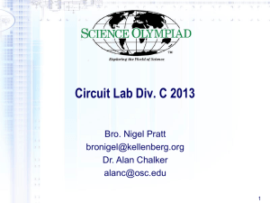 Circuit Lab Div. C 2013 - Merrillville Community School