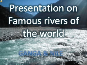 Presentation on Famous rivers of the world