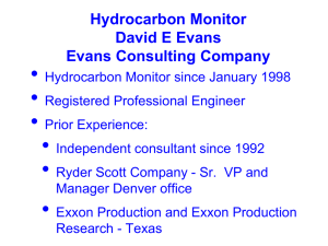 Hydrocarbon Monitor Presentation