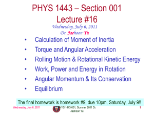 phys1443-summer11