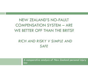 A comparative analysis of New Zealand personal