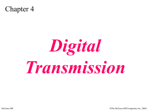 Digital Transmission - McGraw Hill Higher Education