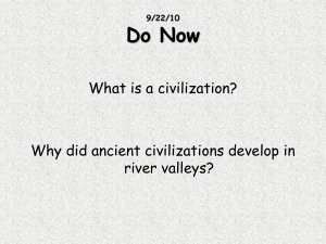 What is a civilization?