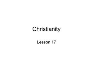 Lsn 17 Christianity