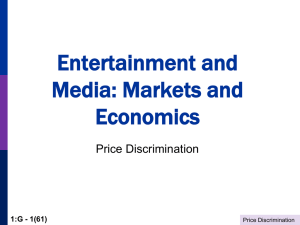 Price Discrimination