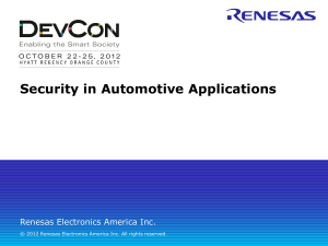 Security_in_Automotive_Applications - Renesas e