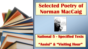 Selected Poetry of Norman MacCaig