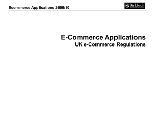 UK e-Commerce Regulations 2002