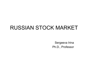 Introduction to Stock Market