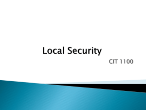 Local Security