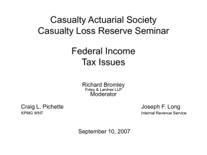 Physicians Insurance - Casualty Actuarial Society