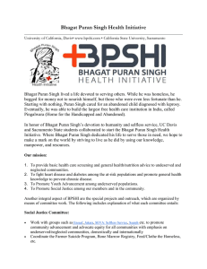 Bhagat Puran Singh Health Initiative