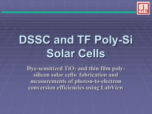DSSC and TF Poly